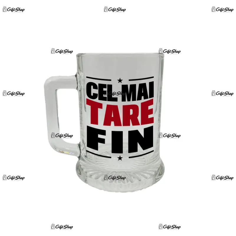 Cel mai tare fin, halba cu mesaj